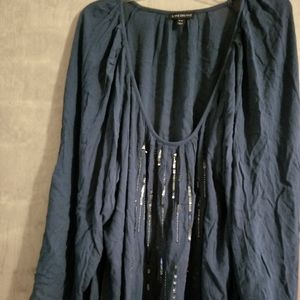 Size 18/20 Lane Bryant shirt with sparkles.
